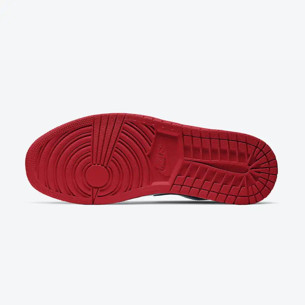 Air Jordan 1 Low White University Red