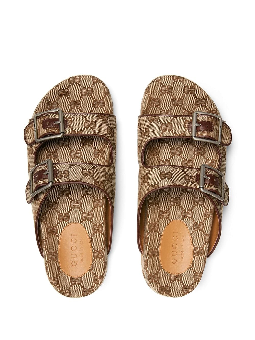 Gucci Sandália com estampa GG Supreme
