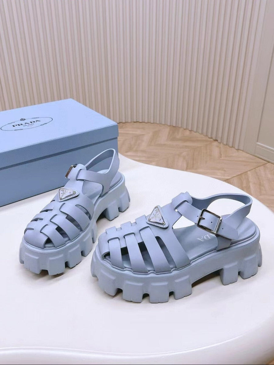 Prada Monolith blue