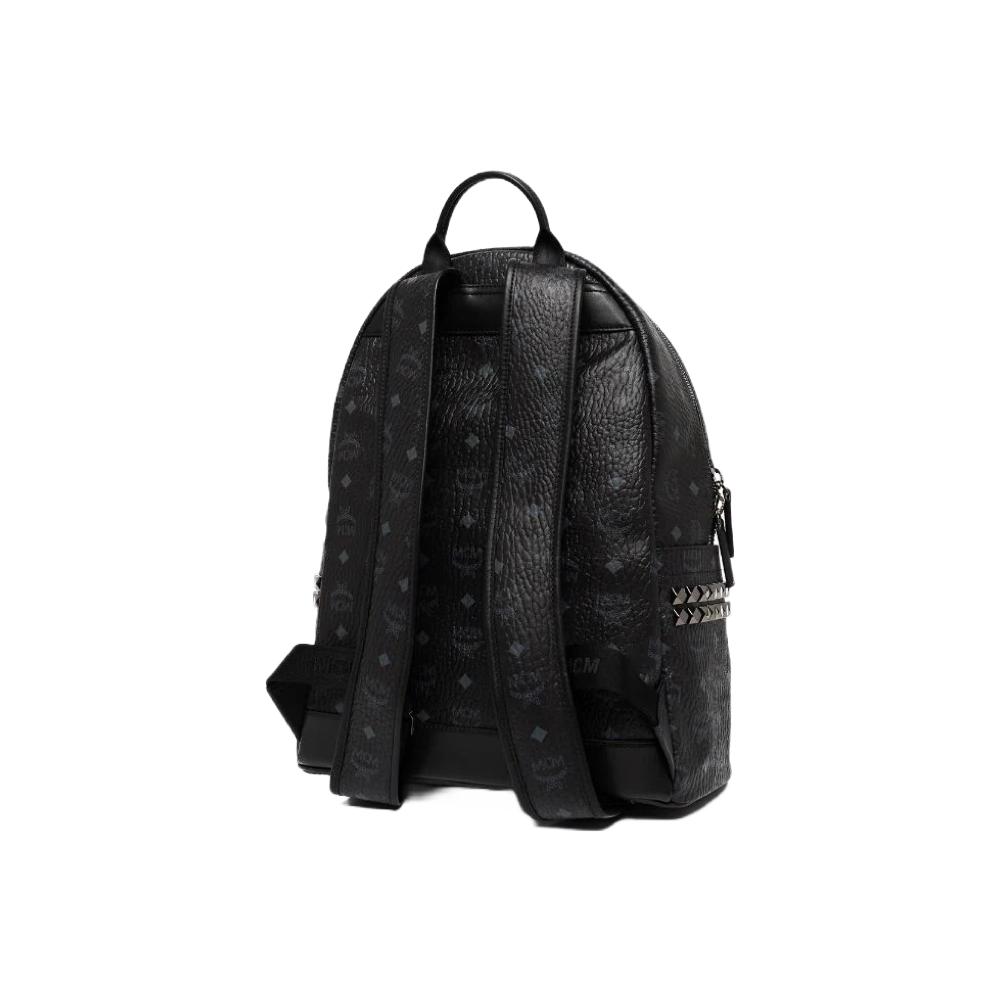 Mochila MCM Stark Black Couro Genuíno