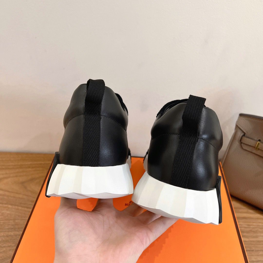 Hermes Air Mesh Suede Black