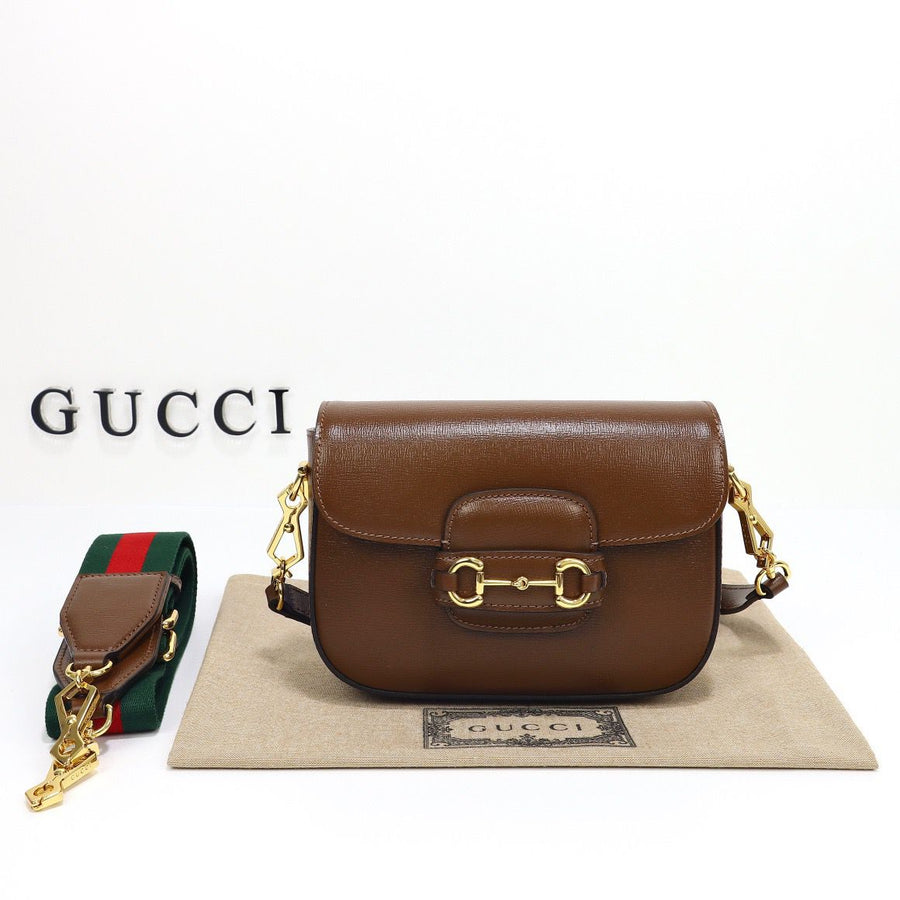 Bolsa Horsebit 1955 Marrom