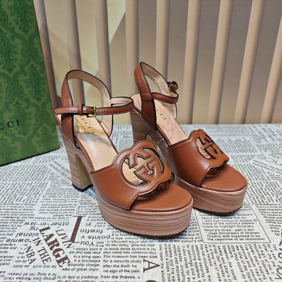 Gucci Interlocking GG Com Salto 110mm