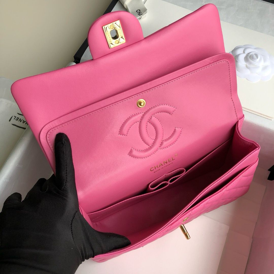 Chanel 21P Pink Lambskin Quilted