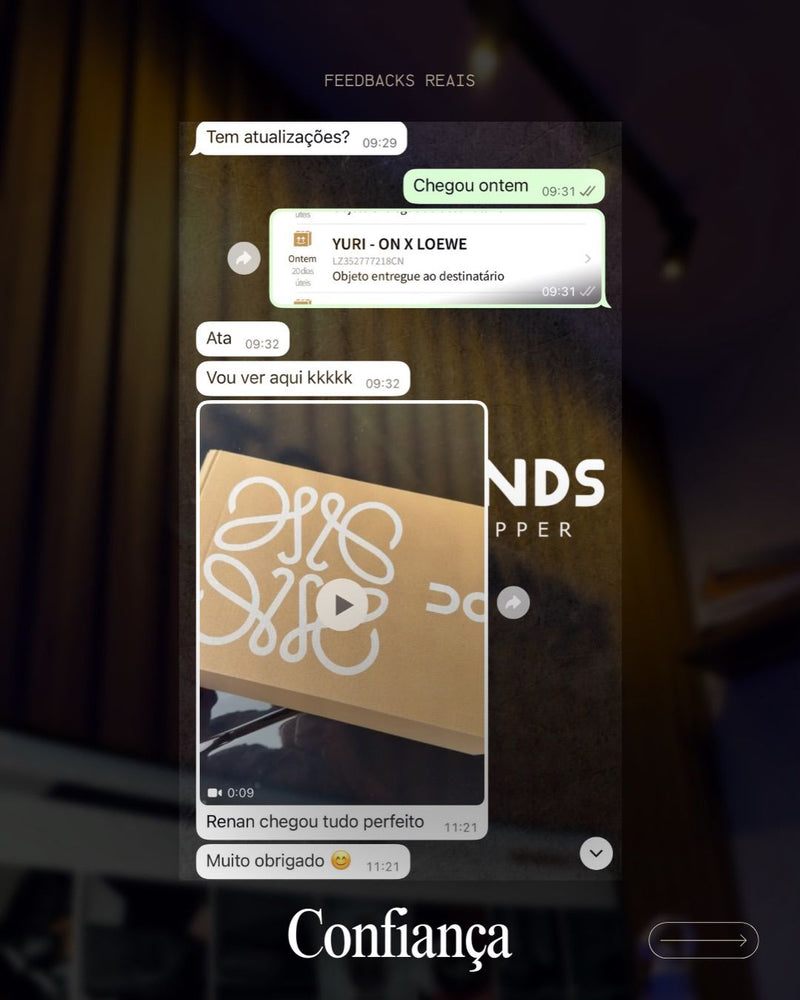 Feedback de cliente TOPBRANDS