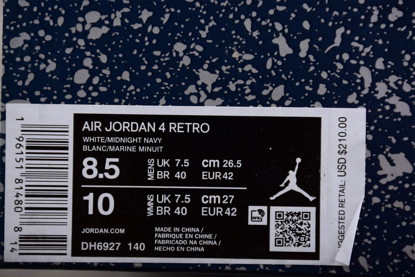 Air Jordan 4 Retro "Midnight Navy"