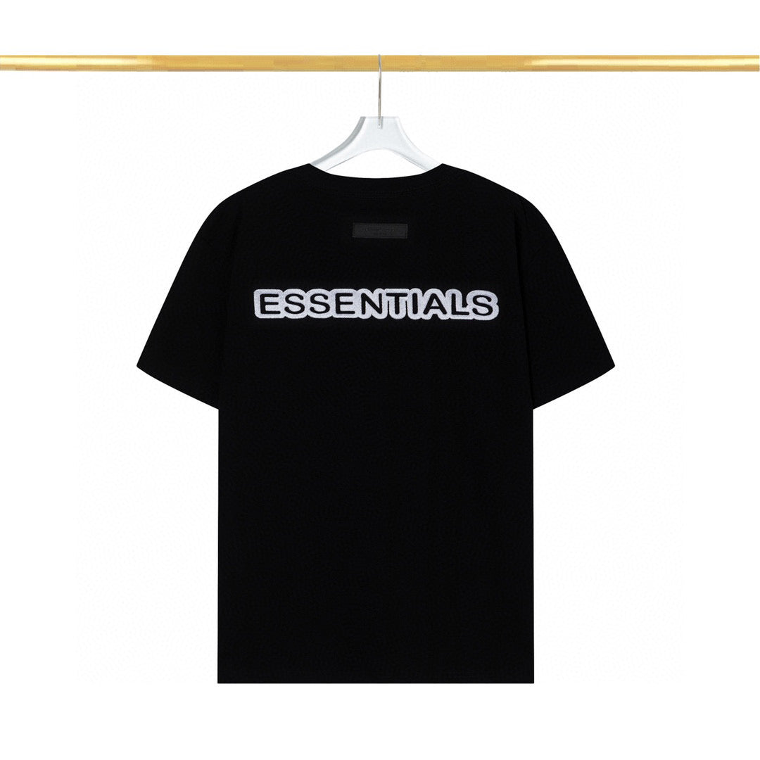 Camiseta Fear Of God Essentials Black White