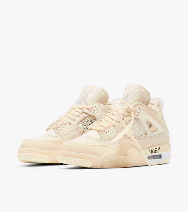 Air Jordan 4 Retro x Off-White Sail