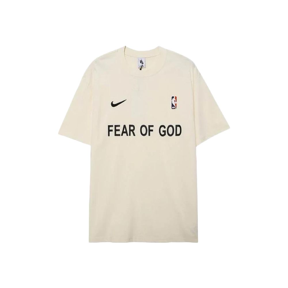 Camiseta Fear Of God Essentials x Nike x NBA Biege