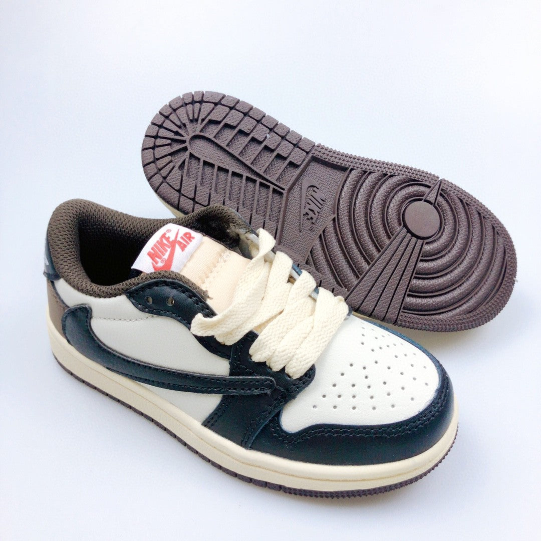 Jordan 1 Retro x Travis Scott Brown and Black Infantil