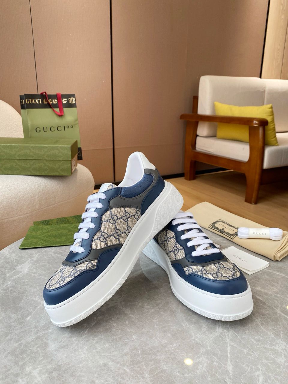 Gucci GG Sneaker Blue White