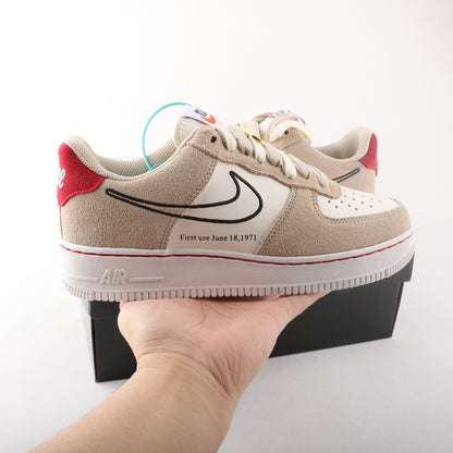 Nike Air Force 1 Low First Use Light Sail Red