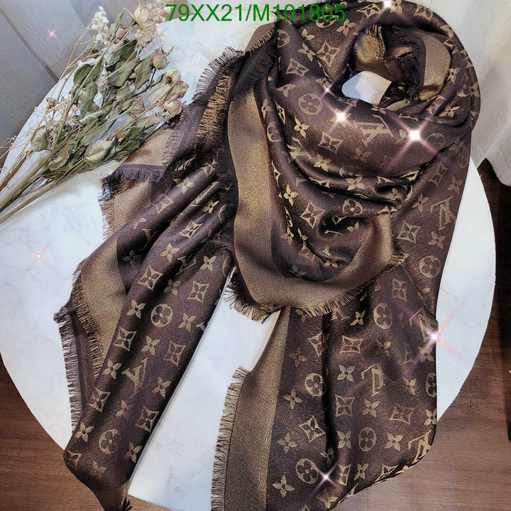 Pashmina Xale Padrão Monograma Geométrico
