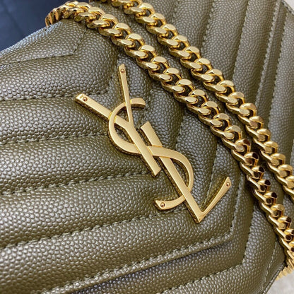 Saint Laurent Should Bag green