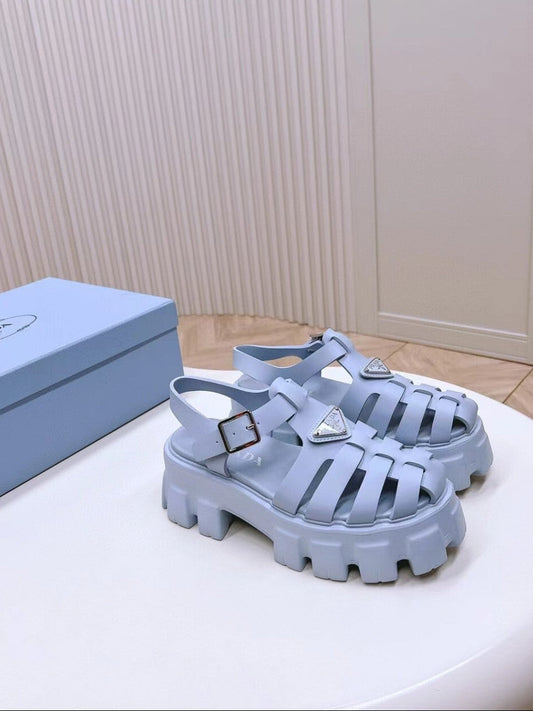Prada Monolith blue