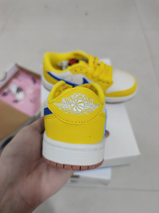 Jordan 1 Retro x Travis Scott Yellow Infantil