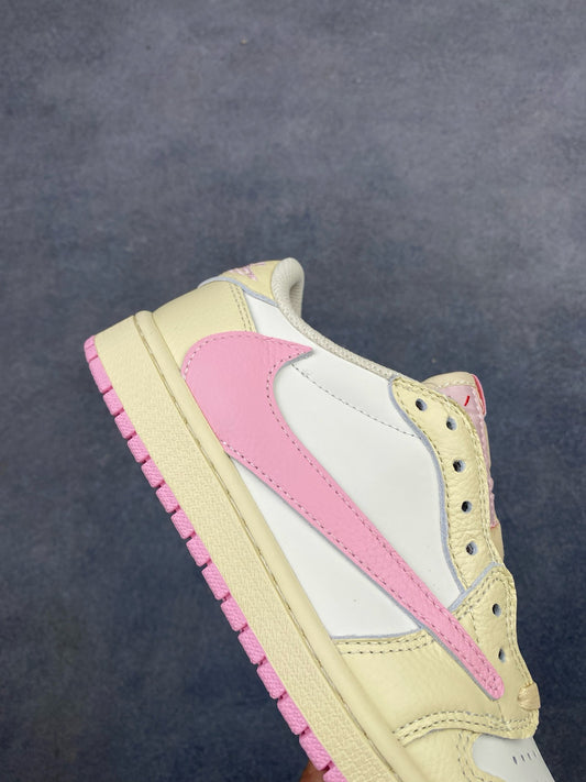 TRAVIS SCOTT X AIR JORDAN 1 LOW “SHY PINK”