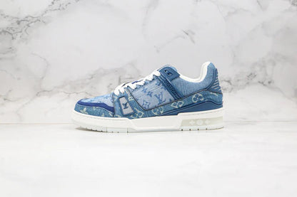 Louis Vuitton Trainer Monogram Sneaker Denim