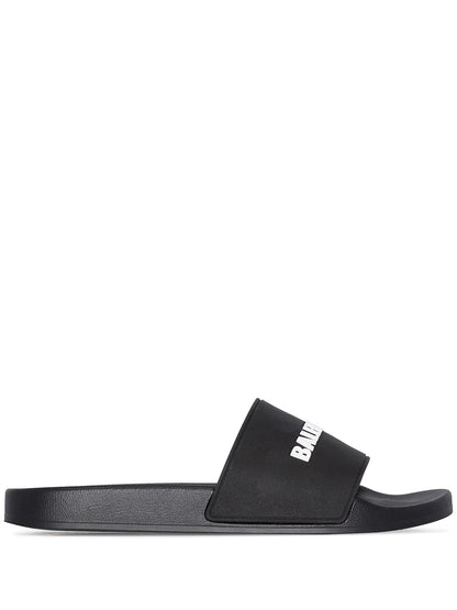 Balenciaga Slide com logo gravado