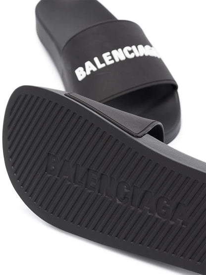 Balenciaga Slide com logo gravado
