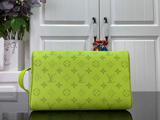 Lv Necessaire Dopp Kit Neon Yellow