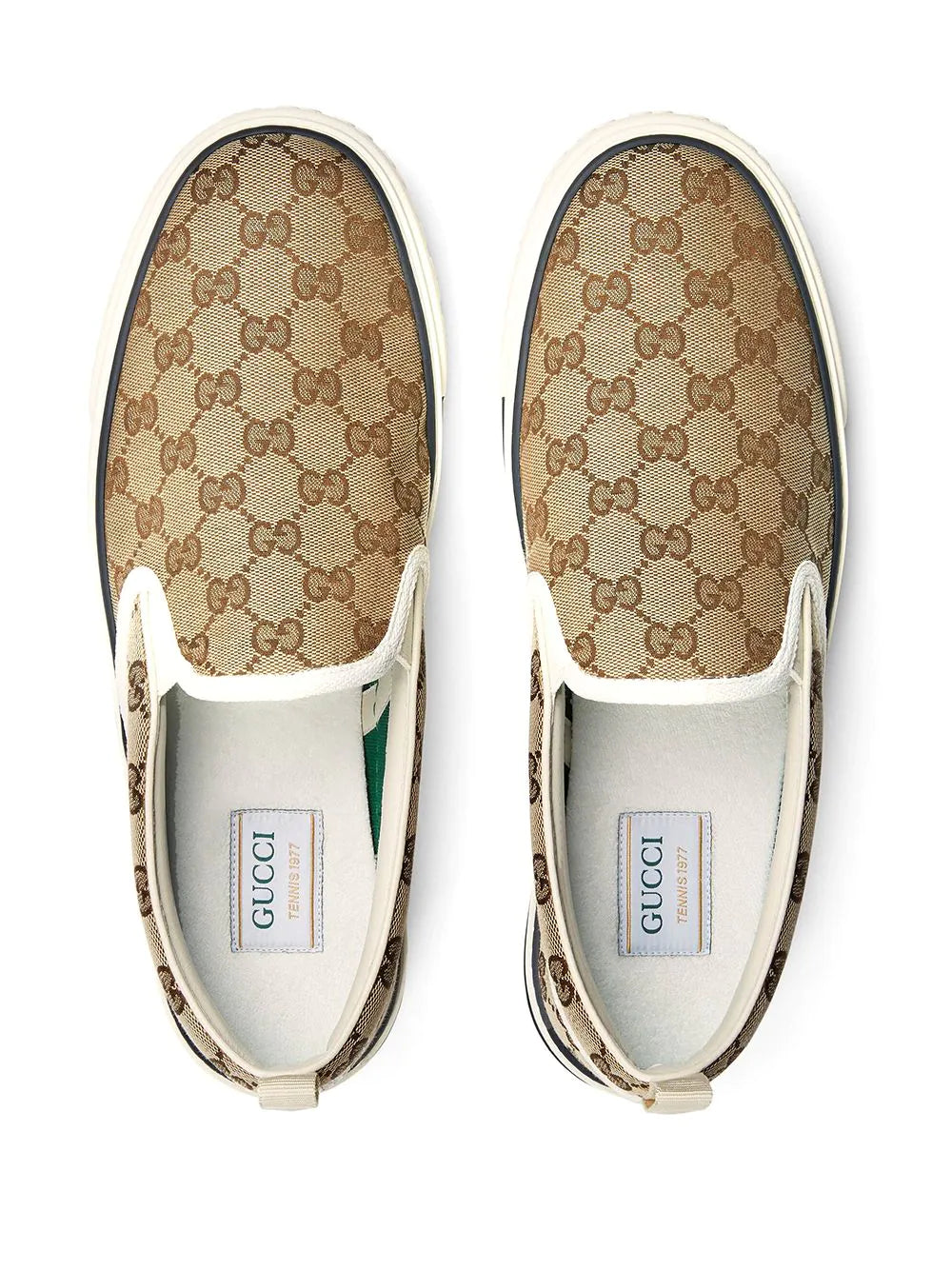 Gucci Tênis slip-on GG Supreme
