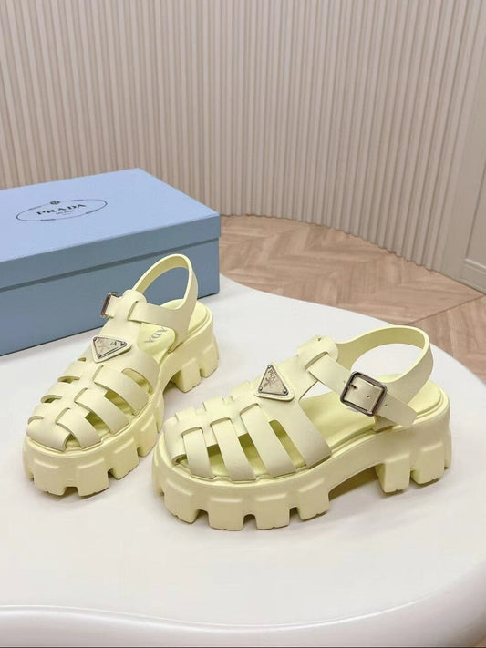 Prada Monolith yellow