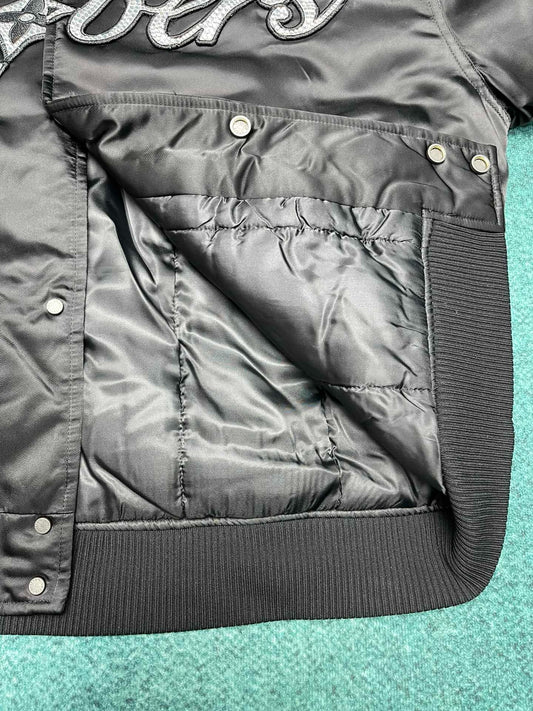 Jaqueta Louis Vuitton Nylon Bordada Lovers
