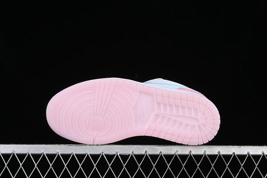 Air Jordan 1 Low SE Paw Print Pink Foam HM3706-141 - detalhe do cadarço