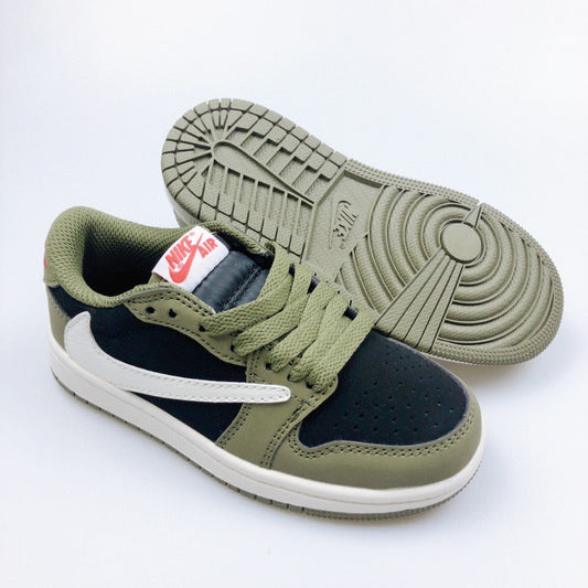 Jordan 1 Retro x Travis Scott Green Infantil