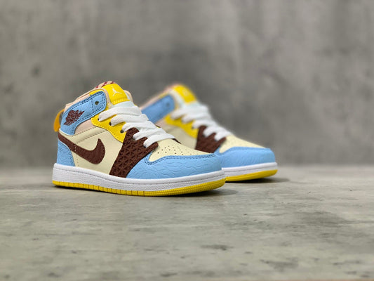 Air Jordan 1 Mid Maison Chateau Infantil