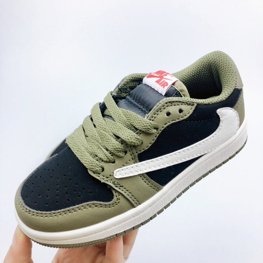 Jordan 1 Retro x Travis Scott Green Infantil