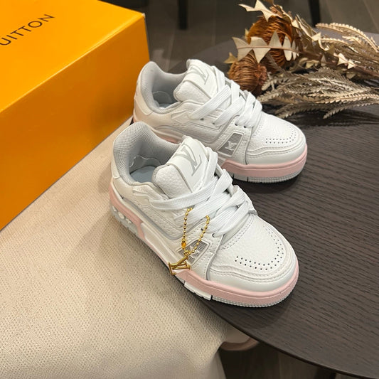 Trainer 54 LV Pink and White Infantil