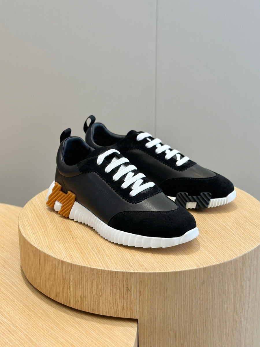 Tênis Casual Couro Preto
