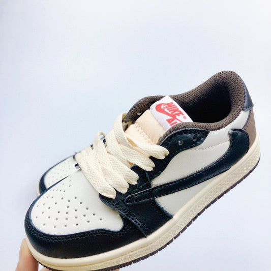 Jordan 1 Retro x Travis Scott Brown and Black Infantil