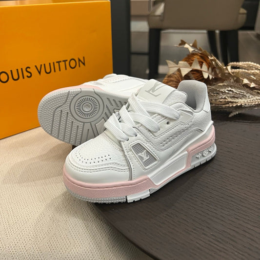 Trainer 54 LV Pink and White Infantil