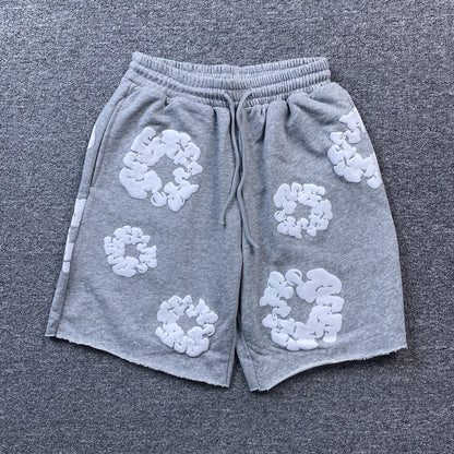 Shorts Moletom Cotton Wreath Denim Tears