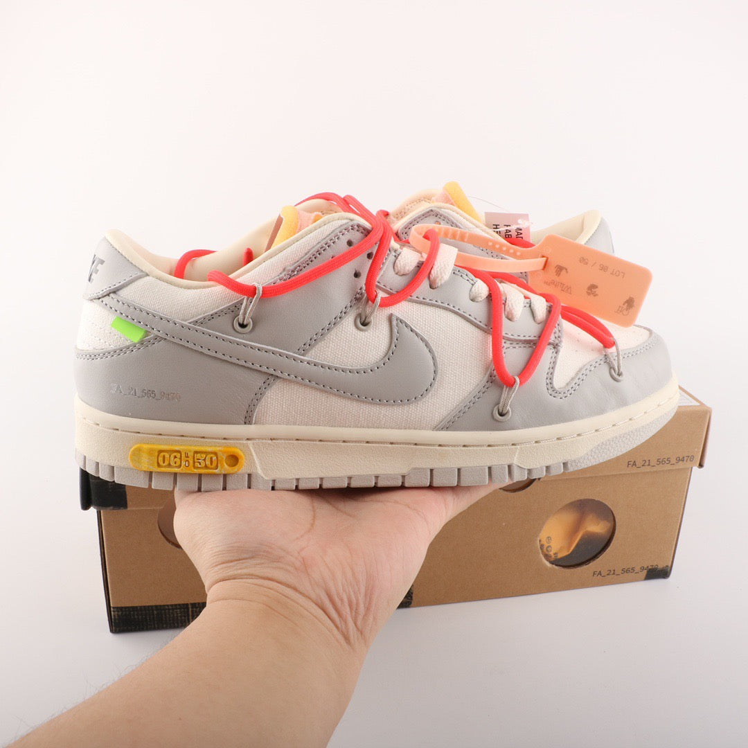 Nike Dunk Low x Off-White Lot 6:50