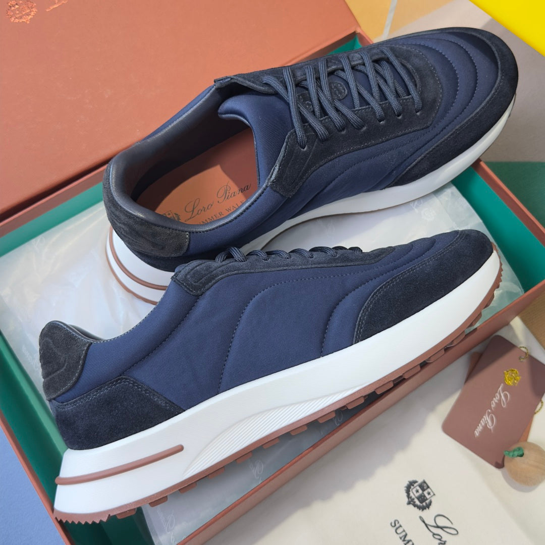 Tênis Casual Camurça Cinza Solado Branco