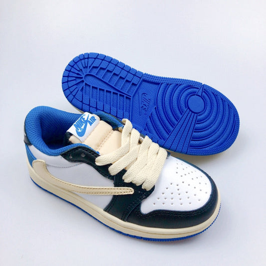 Jordan 1 Retro x Travis Scott Blue Infantil
