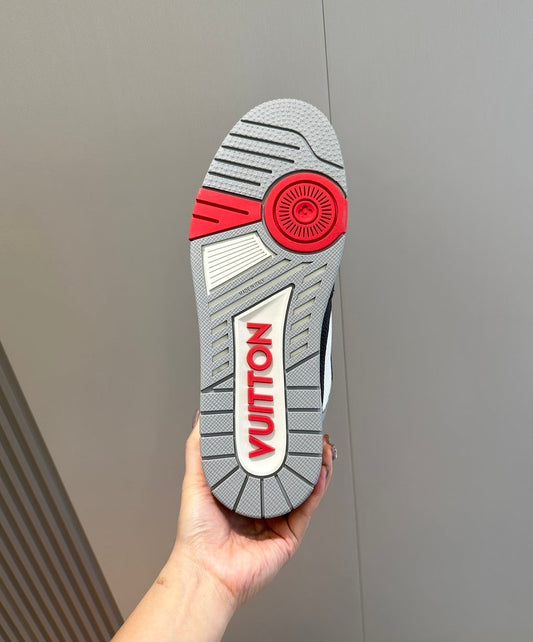 Trainer Red Grey Black