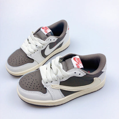 Jordan 1 Retro x Travis Scott Beige Infantil