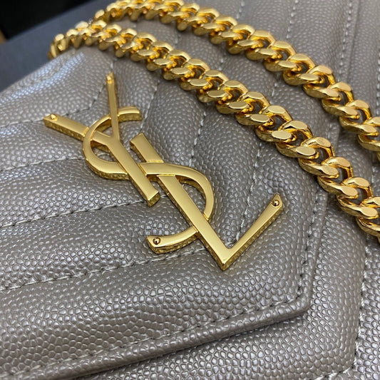 Saint Laurent Should Bag gray