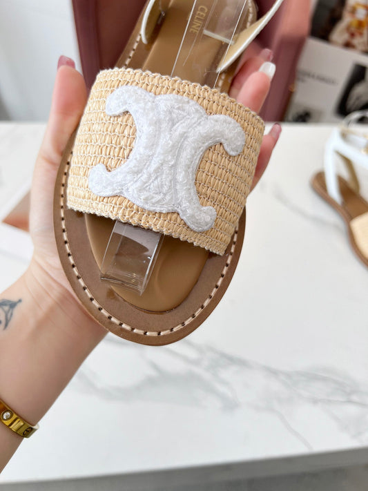 CELINE LYMPIA SANDAL MACCRAMÉ