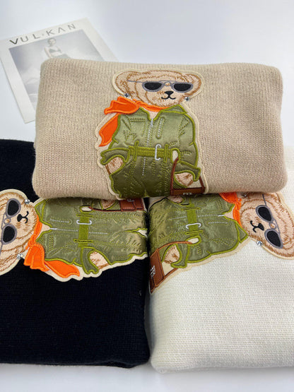 Polo Ralph Lauren Bear Cotton-Blend Jumper