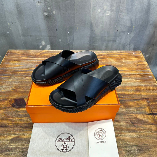 Hermes Sandal Infra Black