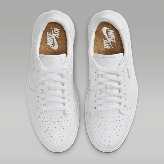 Air Jordan 1 Elevate Low Triple White - vista traseira
