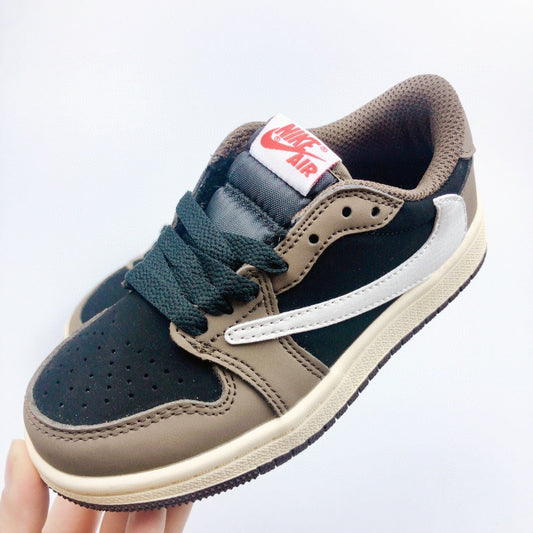 Jordan 1 Retro x Travis Scott Brown Infantil