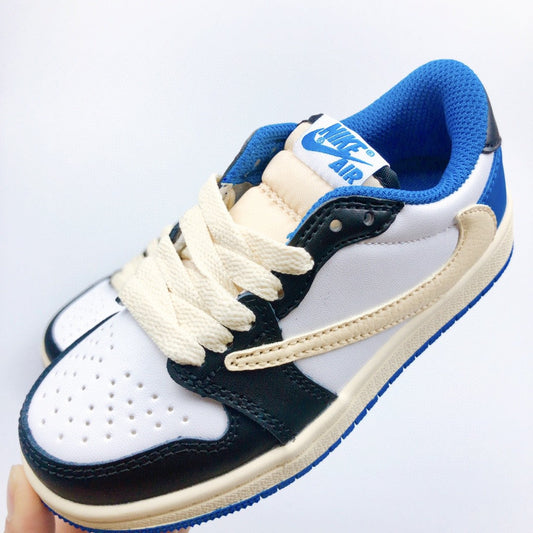 Jordan 1 Retro x Travis Scott Blue Infantil