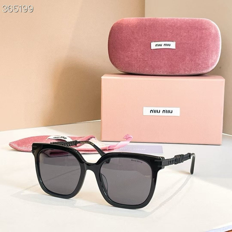 Óculos de Sol Armação Acetato Preto